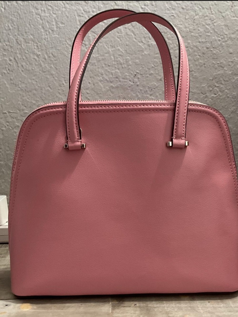 kate spade Pink Dome Satchel with Gold Logo - Picture 2 of 12